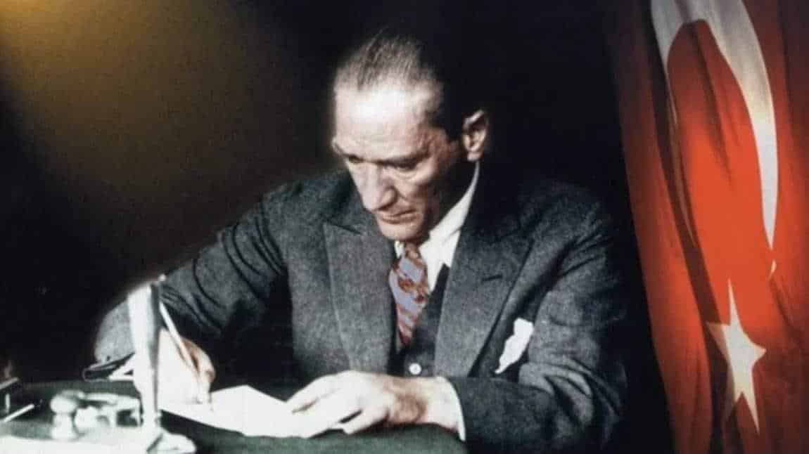 Okulumuzda 10 Kasım Ulu Önder Mustafa Kemal Atatürk´ü Anma Töreni Yapıldı